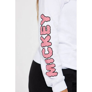 Custom Printing <b>White</b> Cotton Fleece <b>Women</b> <b>Hoodie</b> Casual 2023/24 Loose Tops Pullover Female Winter Hoodies - Product Image 4
