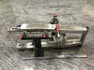 Fourche arrière plate pour moto tout-terrain en aluminium avec bras oscillant de moto soudé à la main en direct d'usine - Product Image 5