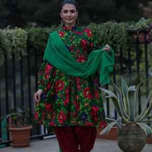 Afghan/Pakistan Kuchi fête traditionnelle multicolore Robe Aghan Robe/WS INTERNATIONAL PresenTribal ethnique vintage kuchi dres500 - Product Image 6