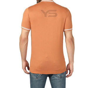 Venta caliente logotipo personalizado Polo camisa algodón/Spandex transpirable en blanco Polo camiseta cremallera frontal estilo polos para hombres - Product Image 3