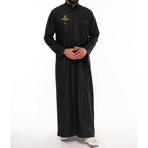 Caftán Islámico Tradicional Árabe de Invierno de Alta Calidad, 100% Algodón, Talla Grande, Estilo Dubai 2026, Thobes Marroquíes para Hombre - Product Image 3