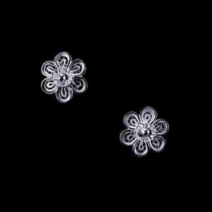 ต่างหูแบบติดหูรูปดอกมะลิอโอดิชา คุณภาพสูง ขายดี งานแฮนด์เมด คุณภาพเยี่ยม ระยิบระยับ สวยงาม แฟชั่นอินเดีย - Product Image 1
