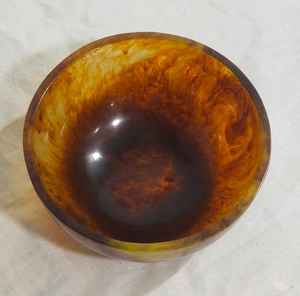 Bol à salade et à fruits classique en résine, avec cuillère et fourchette, écologique, poli, personnalisable, poids, occasion de fête - Product Image 4