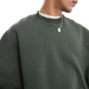 Sweat-shirt à capuche à manches longues et col rond 2025 coton décontracté doublé polaire style hiver 100% avec logo personnalisé pour hommes - Product Image 6