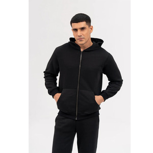 Personnalisé Vintage en Détresse Aicd Lavage Broderie Patch À Capuche Streetwear Soleil Faded Coton Français Terry Zip up Hoodies Avec Fermeture Éclair - Product Image 3