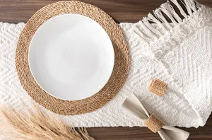 Manteles individuales de algas marinas de diseño personalizado, decoraciones navideñas para mesa de comedor en variedad de colores - Product Image 3