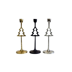 Ensemble de 3 bougeoirs en métal et en bois de conception artisanale pure avec une qualité et un matériau extra premium à un prix très bas - Product Image 1