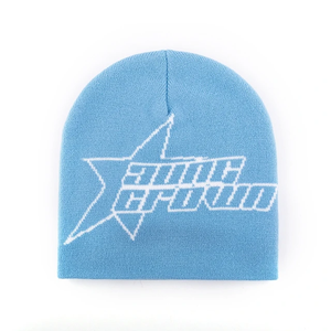 Bonnet Skully d'hiver avec logo personnalisé Bonnet en tricot élégant avec design jacquard pour hommes, femmes et enfants pour le voyage - Product Image 6
