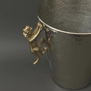 Metal Reindeer Silver Shiny Beverage Wine Bucket Bar Decoration Luxury Wine <b>Coolers</b> & <b>Ice</b> <b>Cooler</b> Tabletop Customized Wine Tub - Product Image 5