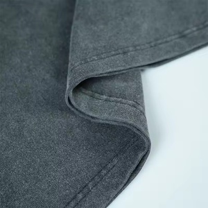 T-shirt unisexe personnalisé en coton tricoté 100 % doux, décontracté et oversize, style urbain, séchage rapide, respirant, conception OEM en gros avec poche - Product Image 5