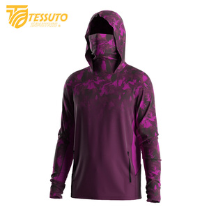 Camiseta de Pesca Unisex de Secado Rápido, Transpirable, de Manga Larga, Diseño Personalizado, Camuflaje, Sudadera con Capucha, UPF 50, 100% Poliéster - Product Image 5