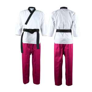 Haute qualité unisexe écologique blanc Arts martiaux porter Taekwondo WTF Dobok uniforme léger et respirant - Product Image 1