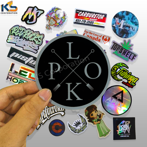 Adhesivo personalizado impermeable troquelado PVC vinilo Logo pegatina diseño impreso personalizado con estilo de dibujos animados Impresión de pegatinas personalizadas - Product Image 3