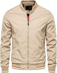 Best Price Comfortable Breathable <b>Men's</b> Bomber <b>Jacket</b> Private Label Stand Collar with Hooded <b>Light</b> Fabric for Outdoor Winter Use - Product Image 6