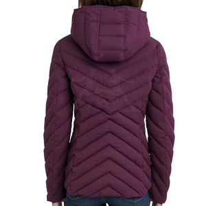 Veste matelassée d'hiver à manches longues de grande taille, dernière conception de vêtements pour femmes, veste matelassée de couleur jaune - Product Image 2