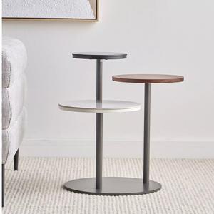 Mesa Auxiliar Moderna con Forma de Sombrilla para Dormitorio, Sala de Estar, Decoración de Muebles, 2 Niveles - Product Image 2