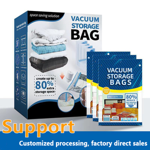 Borsa di stoccaggio blu trasparente <span class=keywords><strong>per</strong></span> la compressione <span class=keywords><strong>sottovuoto</strong></span> borsa <span class=keywords><strong>per</strong></span> la conservazione all'ingrosso della trapunta <span class=keywords><strong>per</strong></span> vestiti - Product Image 3