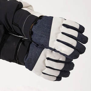 Gants de ski isolés et imperméables pour enfants, paume en cuir, sangle de poignet réglable, compatibles avec les écrans tactiles, utilisation en hiver, en extérieur et à la maison - Product Image 5