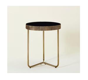 Table basse et table d'appoint de qualité export, finition dorée, moderne, faite à la main, écologique, couleur personnalisée, avec cadre en fer de luxe pour salon - Product Image 1