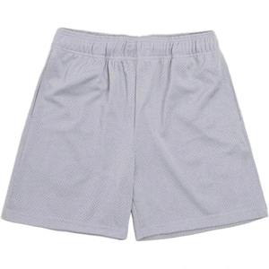 กางเกงบาสเก็ตบอลผ้าถักตาข่ายสำหรับฤดูร้อน แบบใหม่ ระบายอากาศ แห้งเร็ว เอวสูง สไตล์ลำลอง สีพื้น ไม่มีโลโก้ - Product Image 5