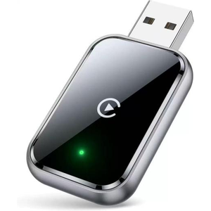 Adattatore Wireless Carplay Rotondo/Retangolare USB-A con Supporto Apple Carplay e Android Auto, Include Adattatori USB-A e USB-C - Product Image 1