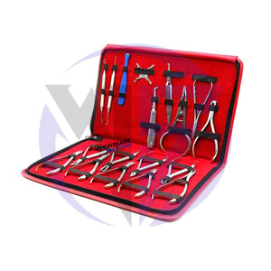 Juego de alicates dentales de ortodoncia, 19 Uds., herramientas de acero inoxidable de calidad alemana, Kit de instrumentos de ortodoncia Manual para práctica - Product Image 4