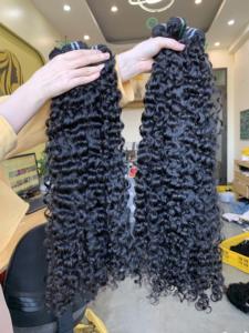 ผมมนุษย์ดิบเวียดนามผมต่อแบบม้วนผมยูเรเชียนสีธรรมชาติผสม100% 8ถึง40นิ้ว - Product Image 5