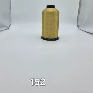 Hilo de Nailon Plateado Brillante SHREE VIDHATA JARI, 152 Denier 110D, para Bordado, Tejido, Uso en la Industria Textil, Hilo Metálico Manual - Product Image 1