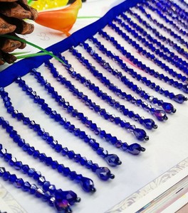 Adorno de Borlas con Cuentas Colgantes, Flecos de Cristal, Encaje para Vestidos de Novia, Cinturones, Disfraces de Danza - Product Image 4