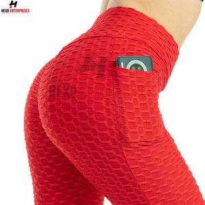 Nuevo diseño de mujer de cintura alta sin costuras Fitness Yoga Legging Scrunch Butt Lift transpirable Atlético entrenamiento desgaste estilo Casual - Product Image 2