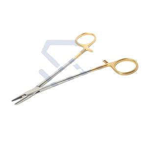 Porte-aiguille dentaire en bois TC Crile, boîte de 5.5 pouces, instrument chirurgical, pince manuelle en acier inoxydable, certifié CE - Product Image 1