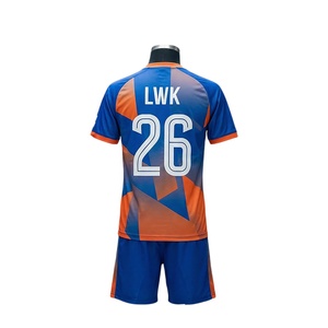 Camiseta Deportiva Sublimada Personalizada para Adultos, Uniforme de Fútbol Transpirable para Entrenamiento, Traje de Verano para Club - Product Image 3