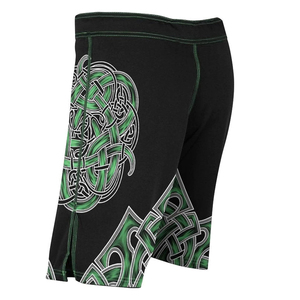 Pantalones cortos de MMA impresos por sublimación personalizados Fly con cierre de velcro Pantalones cortos de MMA personalizados estirables que absorben la humedad para hombres en venta - Product Image 2