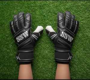 Gants de gardien de but de football en gros, gants de sport à doigts complets, logo personnalisé professionnel, gants avec paume en latex imprimé - Product Image 5