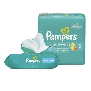 Pampers ผ้าอ้อมเด็กป้องกันพิเศษแบบแห้ง ไซส์ 6 จํานวน 144 ชิ้น - Product Image 1