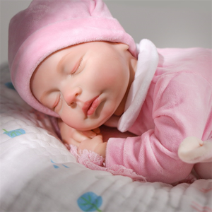 Poupées reborn Babeside Sleeping <span class=keywords><strong>Lucy</strong></span> 20'' Petite fille nourrisson Meilleur cadeau jouet pour enfants - Product Image 2