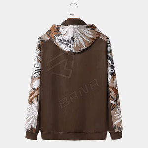 Nouveauté Sweat à capuche surdimensionné léger de haute qualité avec impression de logo personnalisé en polaire pour hommes - Product Image 2