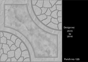 กระเบื้องปูพื้นพอร์ซเลนผิวด้านสำหรับภายนอกอาคาร ขนาด 400x400 มม. รับน้ำหนักได้มาก เหมาะสำหรับปูพื้นที่จอดรถ - Product Image 4