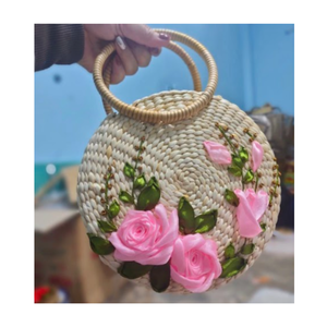 Venta al por mayor bolsas de jacinto de agua de Vietnam, bolsas tejidas a mano naturales a base de plantas perfectas para la moda y la exportación en todo el mundo - Product Image 4
