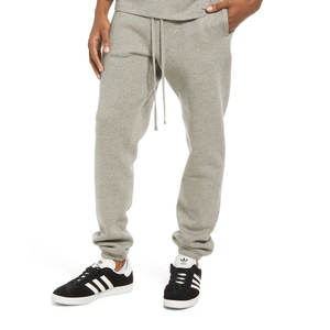 Jogging en molleton pour homme, style streetwear, coupe droite, respirant, coton, taille mi-haute, taille élastique, vente en gros - Product Image 1