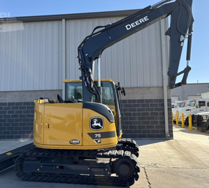 Excavadora de cadenas usada, compacta, marca DEERE S75 PTIER, maquinaria de construcción y edificación, maquinaria usada en venta - Product Image 2