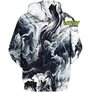 Sudaderas con capucha con cremallera de diseño personalizado, fabricación de ropa, ropa de calle bordada de gran tamaño, algodón, Terry francés, lavado ácido, estilo Hip Hop - Product Image 4