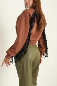 Nueva sudadera de brazo completo de sublimación para mujer, sudadera de mujer recién llegada en diferentes estilos - Product Image 5