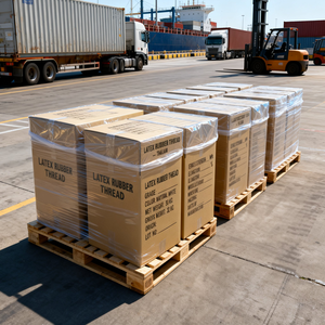 เส้นด้ายยางลาเท็กซ์เคลือบซิลิโคนความบริสุทธิ์สูงสำหรับเครื่องจักรความเร็วสูงที่ไม่พันกัน - Product Image 4