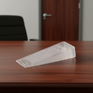 Cuña para Puerta de Plástico Transparente de 100 mm x 16 mm, Paquete de 10, para Decoración y Accesorios de Oficina - Product Image 3