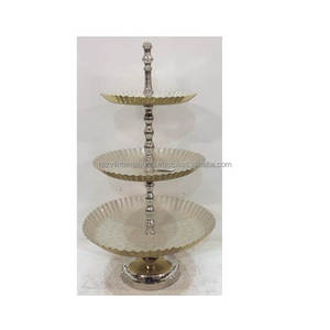 Soporte Redondo de Acero Inoxidable Ecológico de 3 Niveles para Pasteles - Apto para Lavavajillas para Fiestas de Cumpleaños - Herramientas para Pasteles - Product Image 6