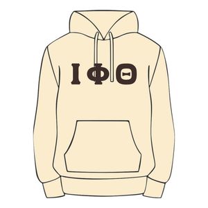 Iota phi theta เสื้อมีฮู้ดแบบสวมหัว, เสื้อมีฮู้ดแบบสวมหัวผ้าคอตตอนเกรดพรีเมียมเสื้อผ้าพี่น้องสไตล์กรีกปักตามแบบเทพเก้า hbcu - Product Image 2