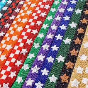 Sangle perlée étoile conception à la main broderie sac sangle personnalisé réglable sac à main bandoulière sangle mode nouveau - Product Image 1