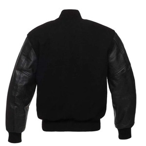 Veste universitaire noire personnalisée pour hommes - Product Image 2