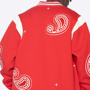 Vêtements de rue de haute qualité, service OEM en gros, veste fantaisie pour hommes, veste bomber en satin personnalisée avec impression par sublimation 3D - Product Image 4